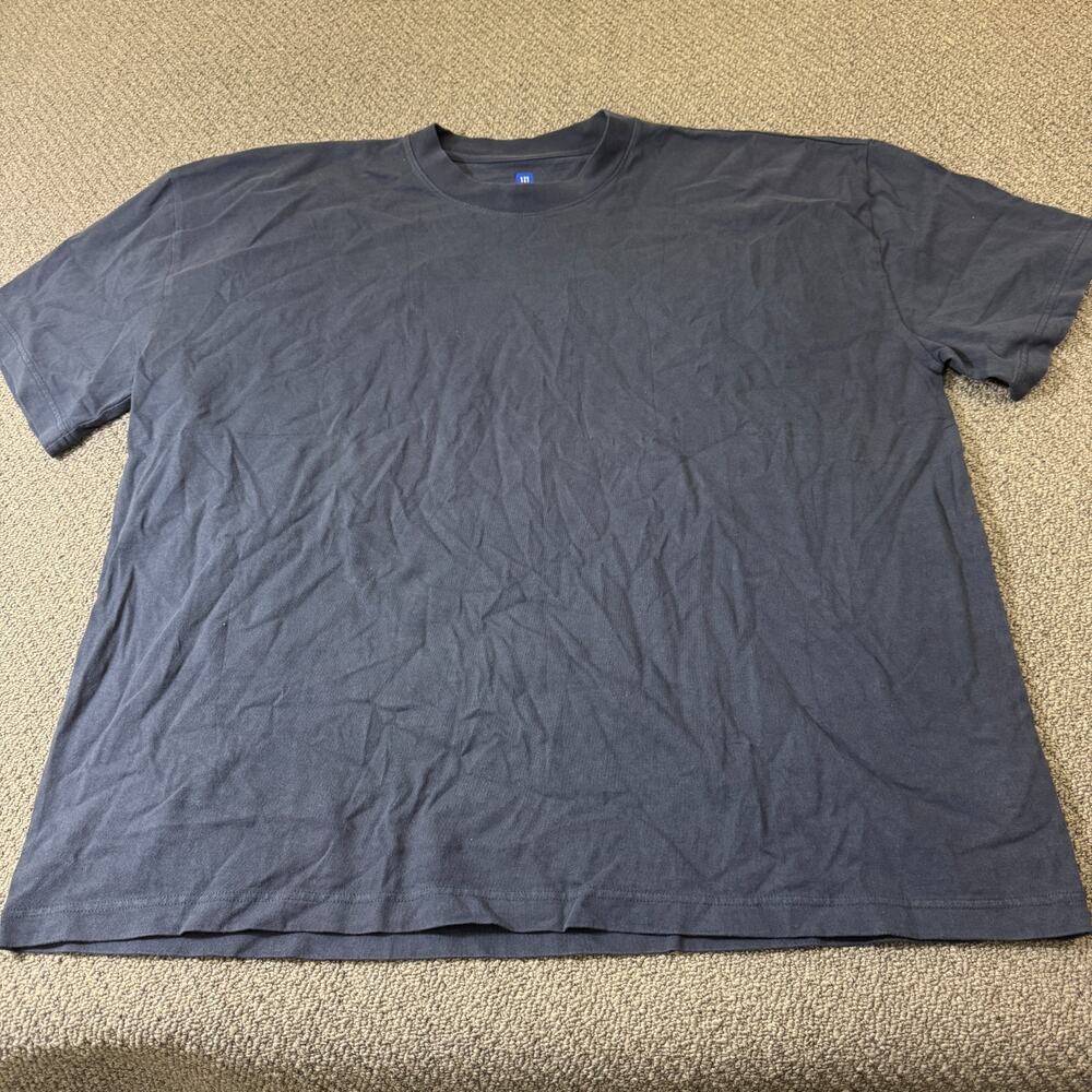 Yeezy Gap Shirt Mens XXL 2XL Blue Short Sleeve Pullover YZY